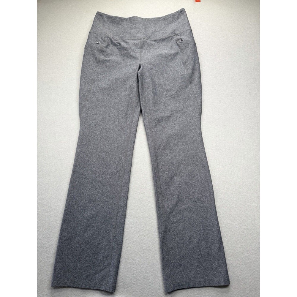 Eddie Bauer Womens UPF 50+ High Rise Trail Tight Pant Gray Size L